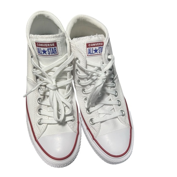 Converse White and Red Sneakers - Picture 2 of 3